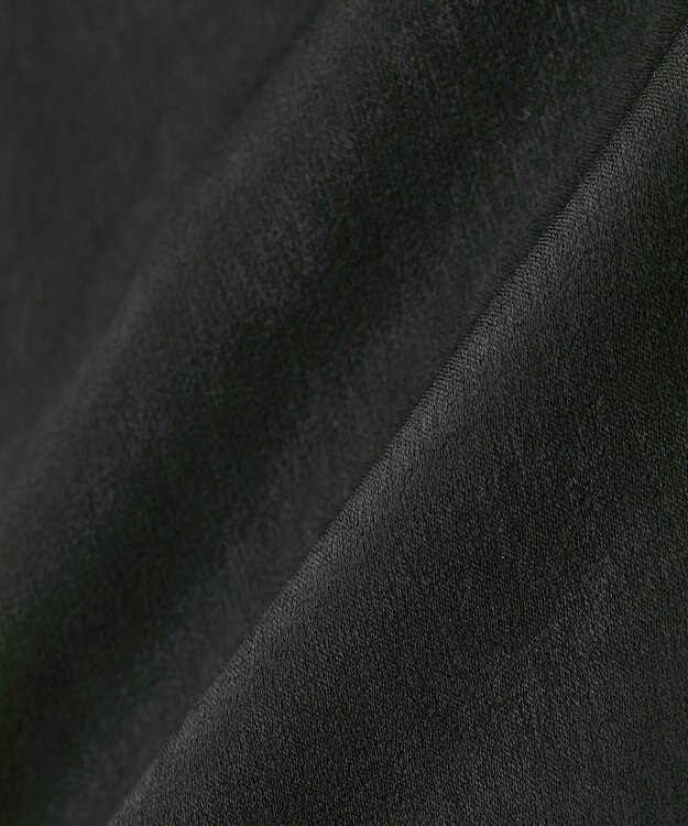 Green Parks ・ＳＵＧＡＲ　ＳＰＯＯＮ　サテンオーバーシャツ Black