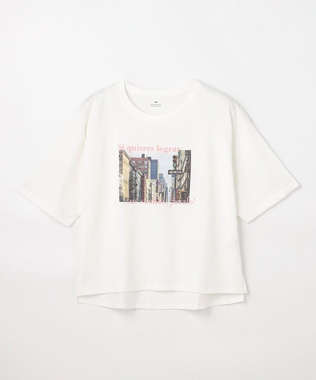 ANY ANYファンクションロゴTシャツ オフフォト