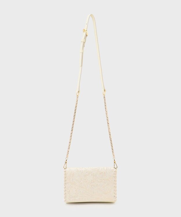 GRACE CONTINENTAL ChainShoulderbag パールホワイト