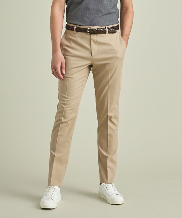 GOTAIRIKU 【吸水速乾】クールマックス ストレッチ  トラウザーズ ベージュ系