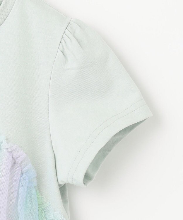 ANY KIDS レインボー チュール チュニック ミント系