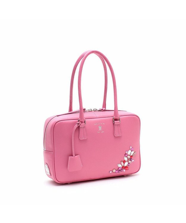 A.D.M.J. クリスタルソーイングボストン28cm ウスベニ