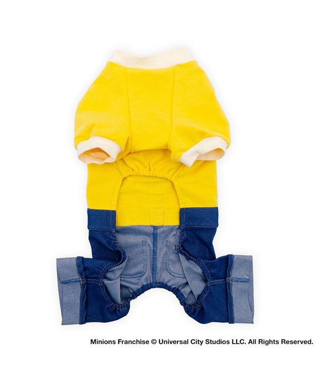 PET PARADISE ミニオン ボブ サスペンダー上下セット風 パンツつなぎ 小型犬 イエロー