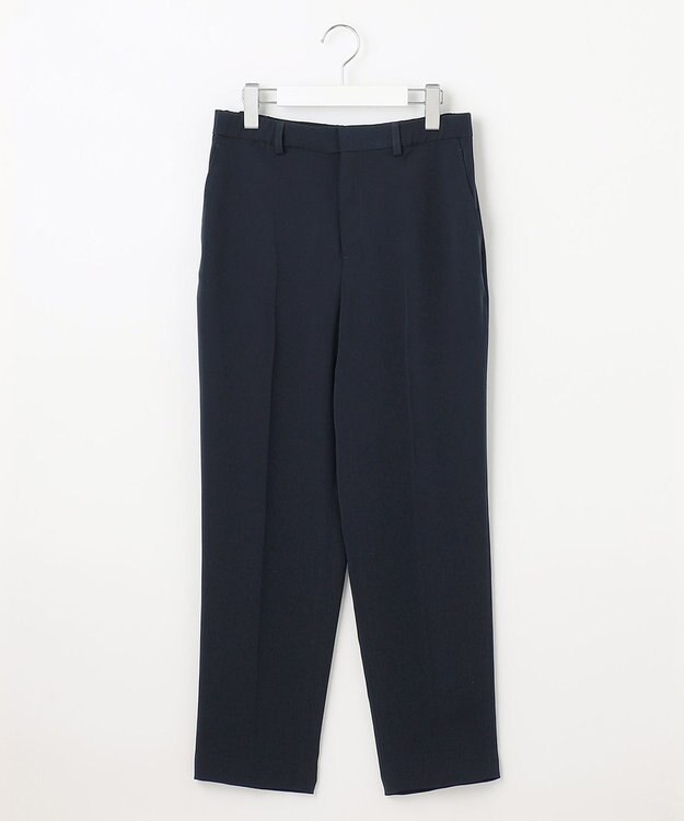 自由区 【XSサイズ～/洗える/セット可】ダブルクロス テーパードパンツ ネイビー系