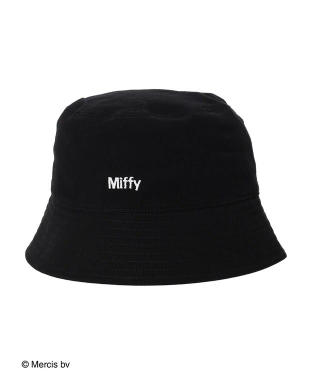 Green Parks ｍｉｆｆｙ／ツイル刺繍バケットハット Black