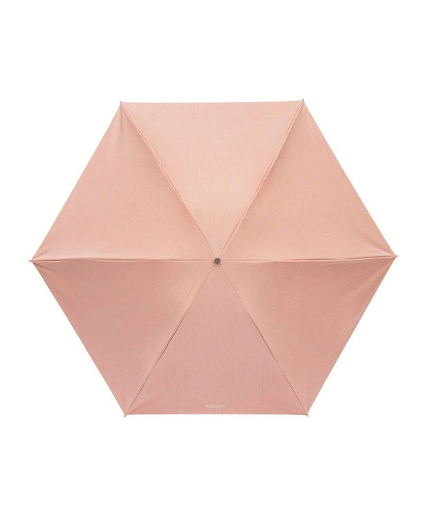 MOONBAT 【 遮光率100％/遮熱/UV/軽量】MACKINTOSH PHILOSOPHY(マッキントッシュフィロソフィー)晴雨兼用日傘 無地 シャンブレーBarbrella バーブレラ 折りたたみ傘 フワクール生地使用 ピーチ