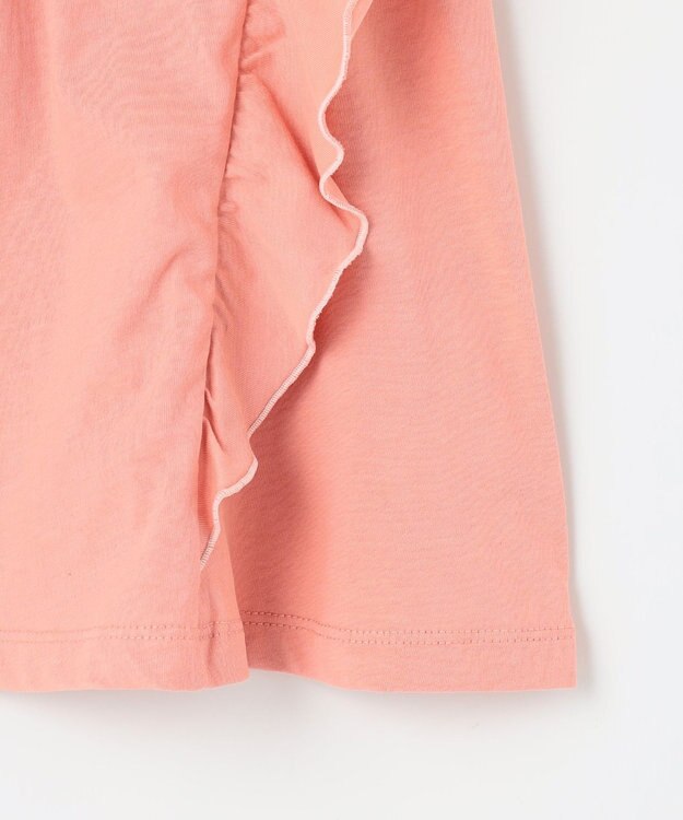 組曲 KIDS 【110-140㎝】フリフリフリル チュニック アプリコット系