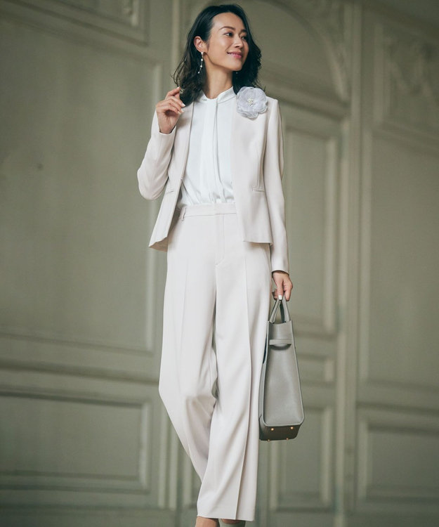 洗える】バックサテンアムンゼン ボウタイ付き ブラウス / 23区 S