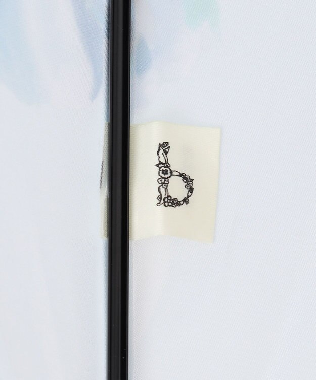 ANY SIS 【WEB限定】晴雨兼用フローラルウォッシュ 長傘 サックスブルー系