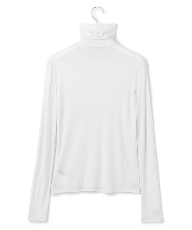 23区 S 【洗える】ハイゲージジャージー シアー カットソー ホワイト系