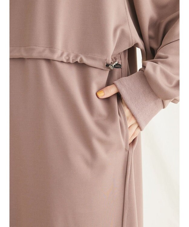 CRAFT STANDARD BOUTIQUE ポンチウエストドロストワンピース Beige