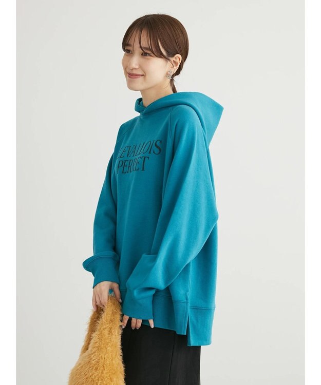 Green Parks 裏起毛パーカー Blue