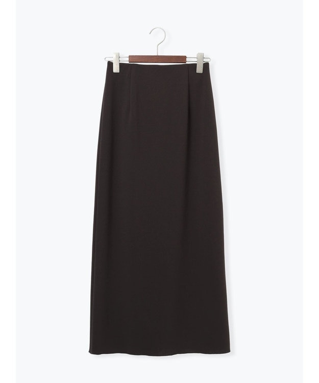 Te chichi ストレッチジョーゼットナロースカート《2026 spring catalog item》 チャコールグレー