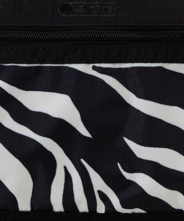LeSportsac MINI DUFFEL CROSSBODY/クリームブラックゼブラ クリームブラックゼブラ