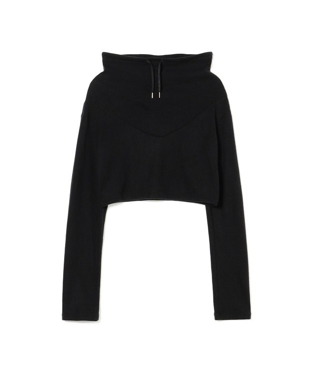 Chacott ハイネックショートトップ ブラック