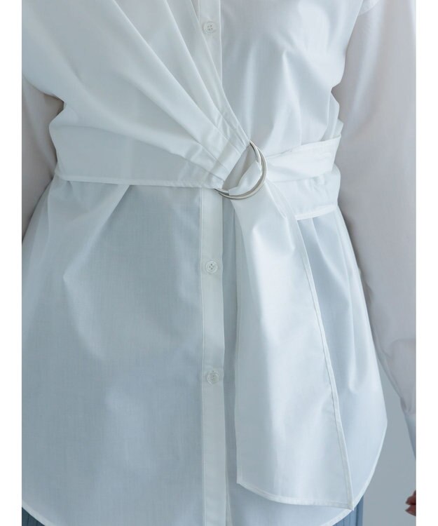 Te chichi Dカンデザインシャツ オフホワイト