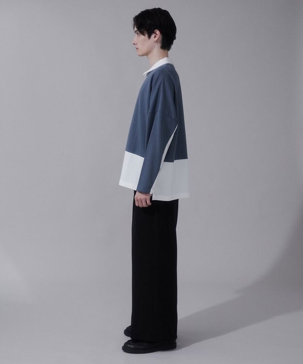 WEGO ドルマンポンチハーフZIPT（LS） ブルー