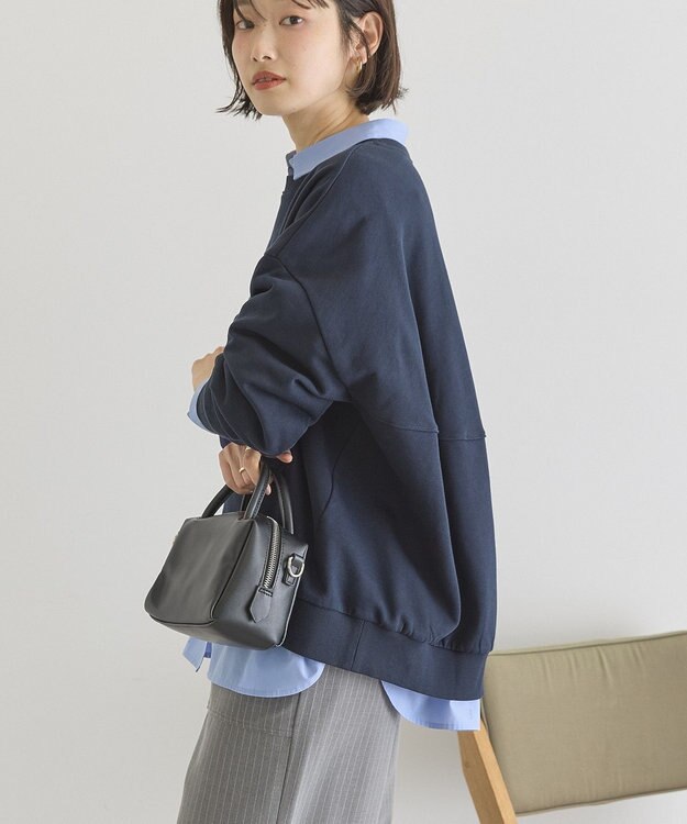 AMERICAN HOLIC コクーンスウェット Navy