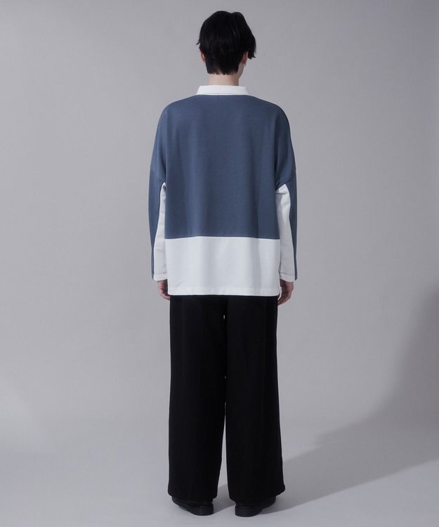 WEGO ドルマンポンチハーフZIPT（LS） ブルー