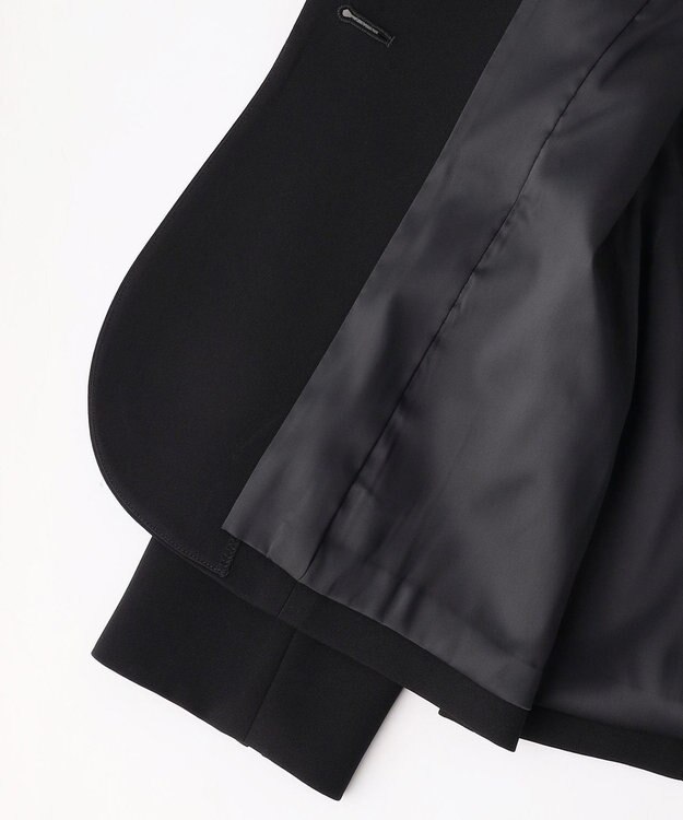 自由区 FORMAL 【ゆったりサイズも】テーラードジャケット ブラック系