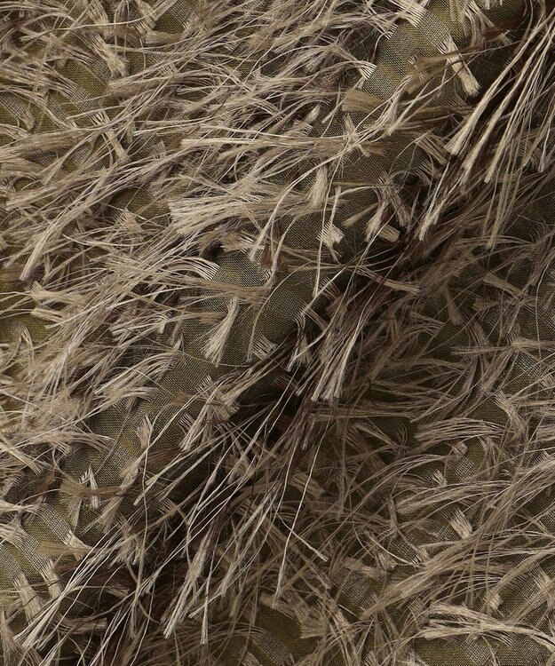 自由区 L 【カタログ掲載】フェザージャカード スカート カーキ