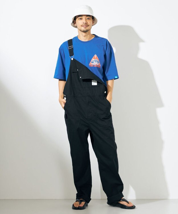 SHARE PARK MENS 【UNISEX】UVカット アートコラボTシャツ〈CAMP〉 ブルー