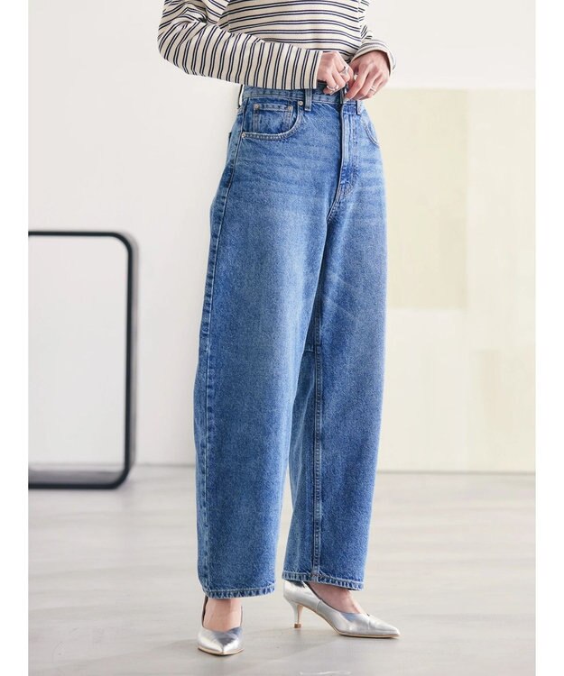 AMERICAN HOLIC コクーンワイドデニム Light Indigo