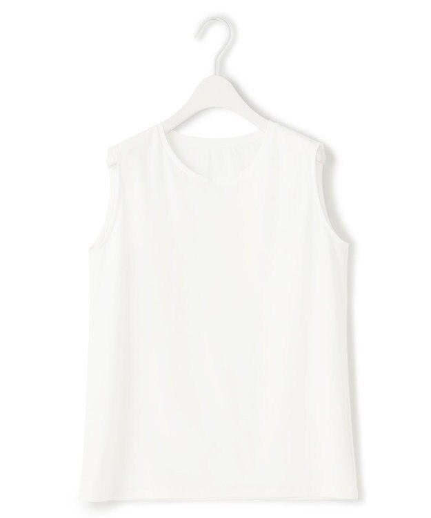 ICB 【接触冷感・UVカット・速乾・洗える】マットスキューバ タンクトップ型プルオーバー オフホワイト系