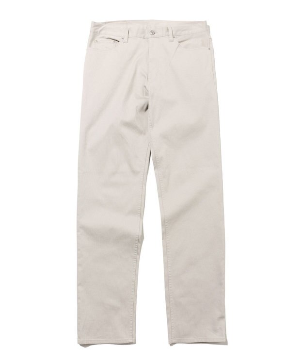 J.PRESS MEN 【ストレッチ】コンパクトピケストレッチ５ポケット パンツ ライトグレー系