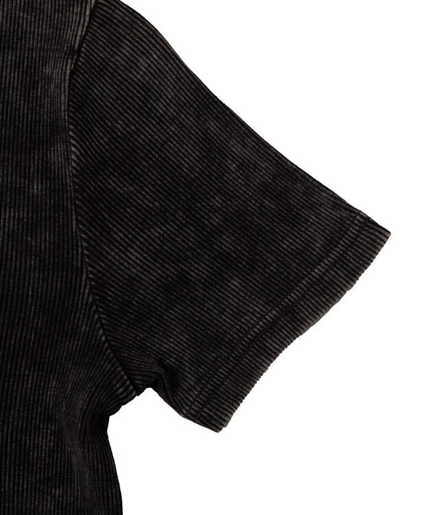 WEGO ヴィンテージウォッシュグラフィックリブT スミクロ