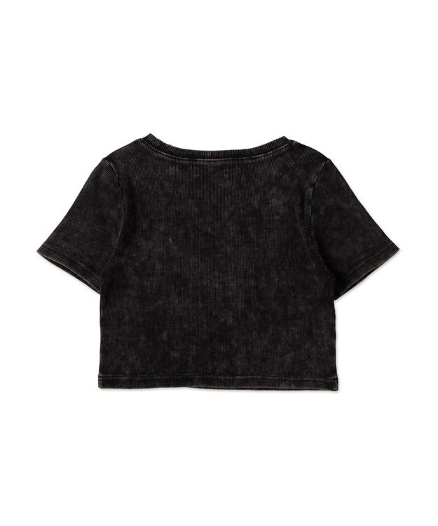 WEGO ヴィンテージウォッシュグラフィックリブT スミクロ