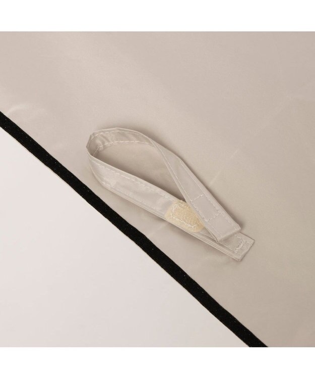 UNBILLION カシュネ cachenez / PUサテンリボン3段折りたたみ傘 ベージュ