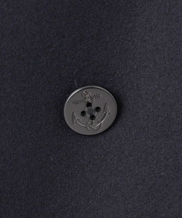 J.PRESS MEN 【KING SIZE】【定番】メルトンピーコート ネイビー系