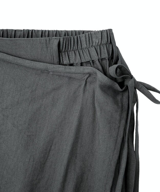 Green Parks ラップ付きパンツ Gray