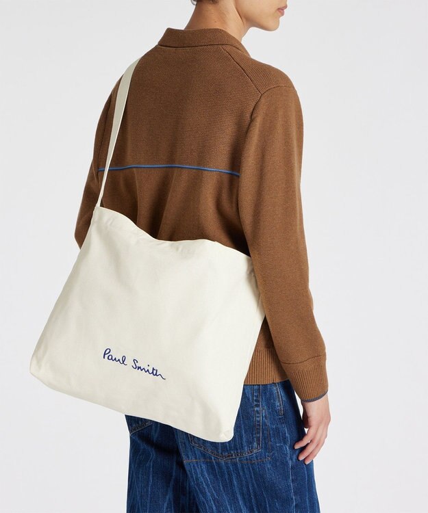 Paul Smith Paul Smith Logo ポップカラー トートバッグ オフホワイト