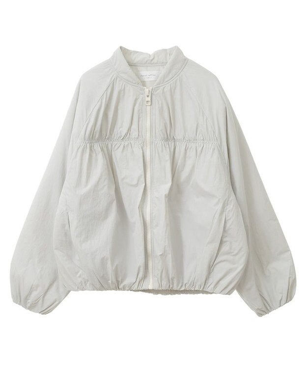 Green Parks 中綿シャーリングブルゾン Sax