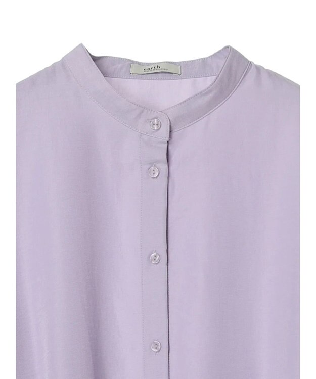earth music&ecology バックデザインシャツ Lavender