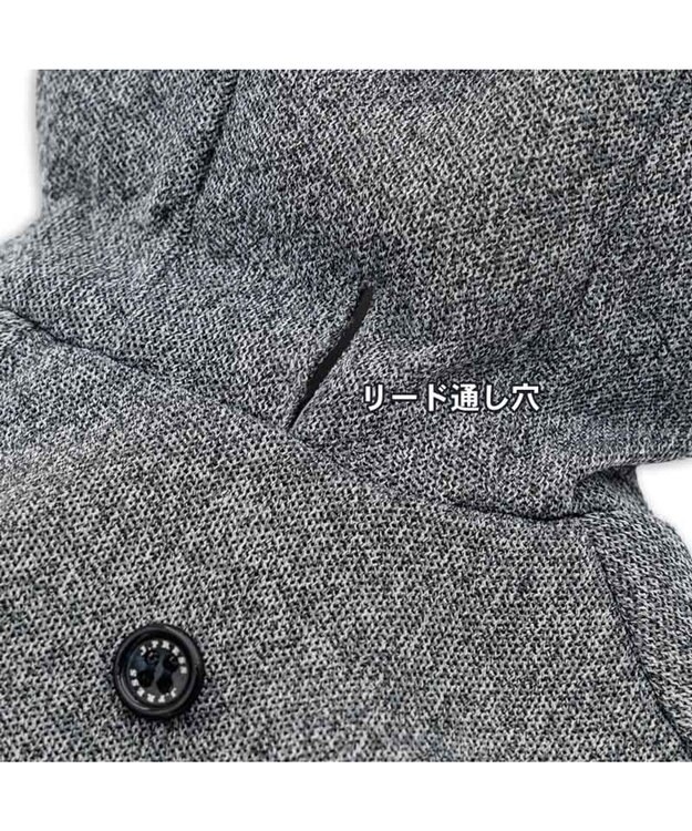 PET PARADISE J.PRESS メッシュ パーカー  小型犬 杢グレー