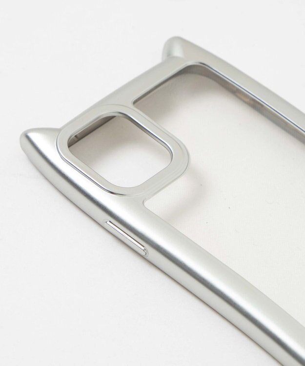 WEGO 猫耳フレームiphoneケース（シルバー） 柄1