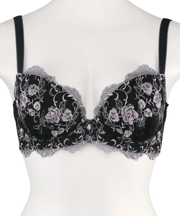 San-ai Resort（三愛水着楽園） 【エレガントコレクション2404】単品ブラEFGカップ  【northerly】 ブラック