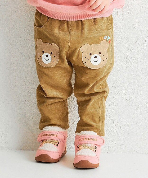 MIKI HOUSE HOT BISCUITS 【80-120cm】【NEW Color Series】コーデュロイ素材 パンツ ベージュ