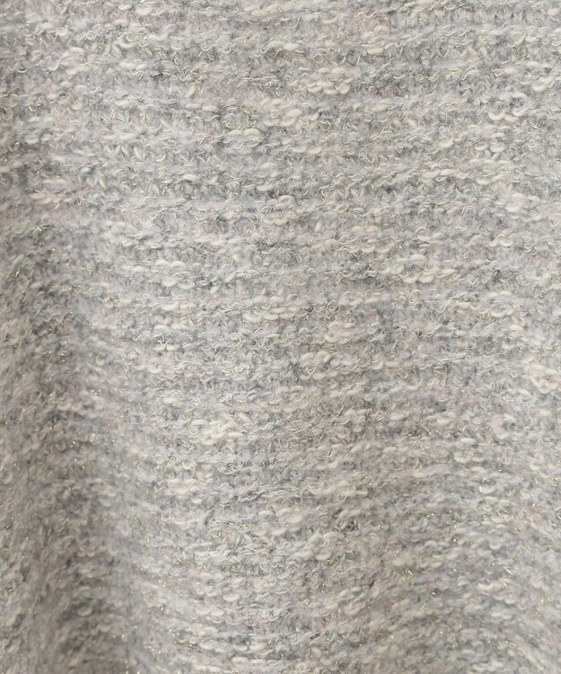 earth music&ecology スラブラメヤーンケーブルカーディガン Light Gray