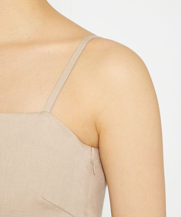 uncrave 【5周年企画・手洗い可】ライト リネン オールインワン（uncrave STANDARD） ベージュ