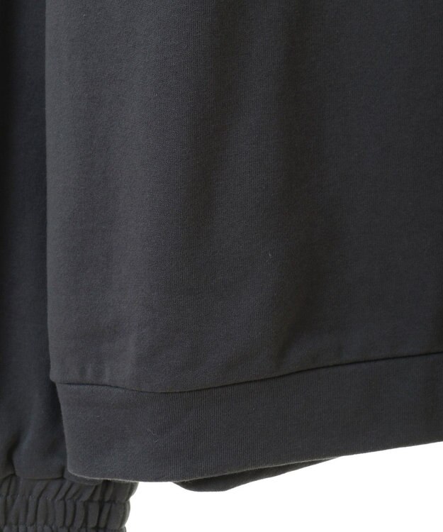 earth music&ecology Ｆｌｏｗｅｒｙパーカー Charcoal Gray