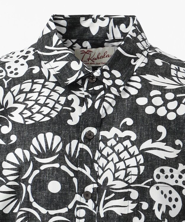JOSEPH ABBOUD MOUNTAIN 【SPACE】KAHARAアロハ シャツ ブラック系6
