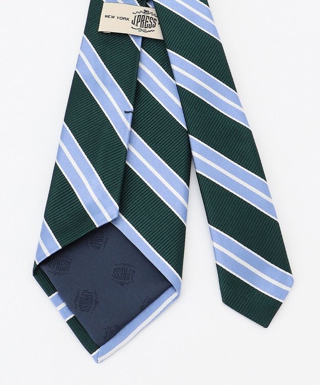 J.PRESS MEN 【STRUCTURE MIX COLLECTION】レジメンタル ネクタイ ダークグリーン系2