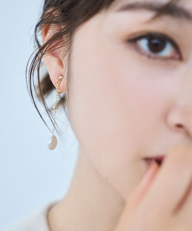 TOCCA LUNAE COIN PEAR EARRINGS イヤリング ゴールド系