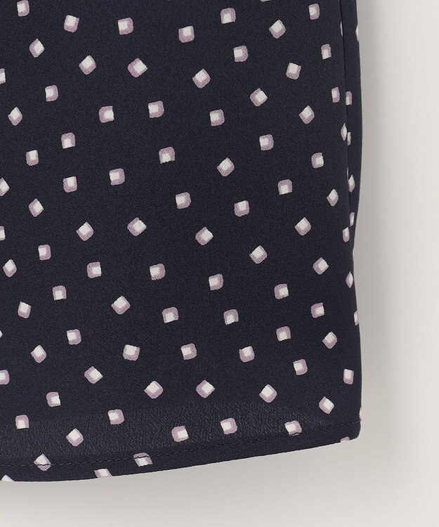 J.PRESS LADIES スクエアキカプリント カットソー ネイビー系5