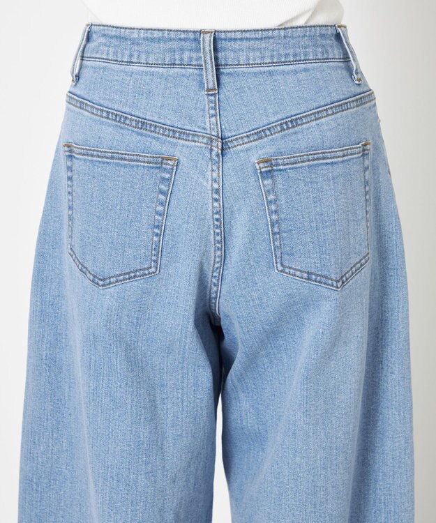 NAVE 【ReNave】バレルストレッチデニム サックスブルー系