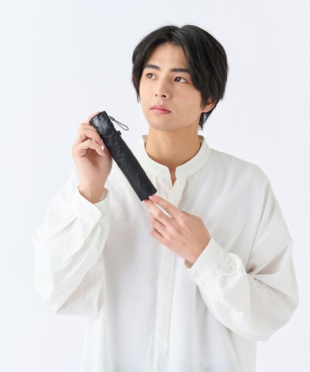 MOONBAT 【遮光100％/超軽量 /雑誌掲載】マジで軽い傘 晴雨兼用折りたたみ日傘 50cm マジカルテックプロテクション ブラック